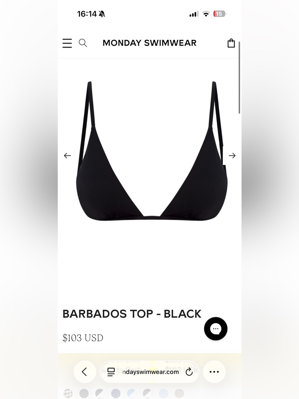 Monday Swimwear Barbados Top